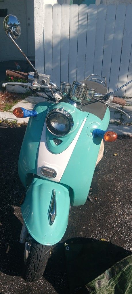 Blue Wolf Scooter