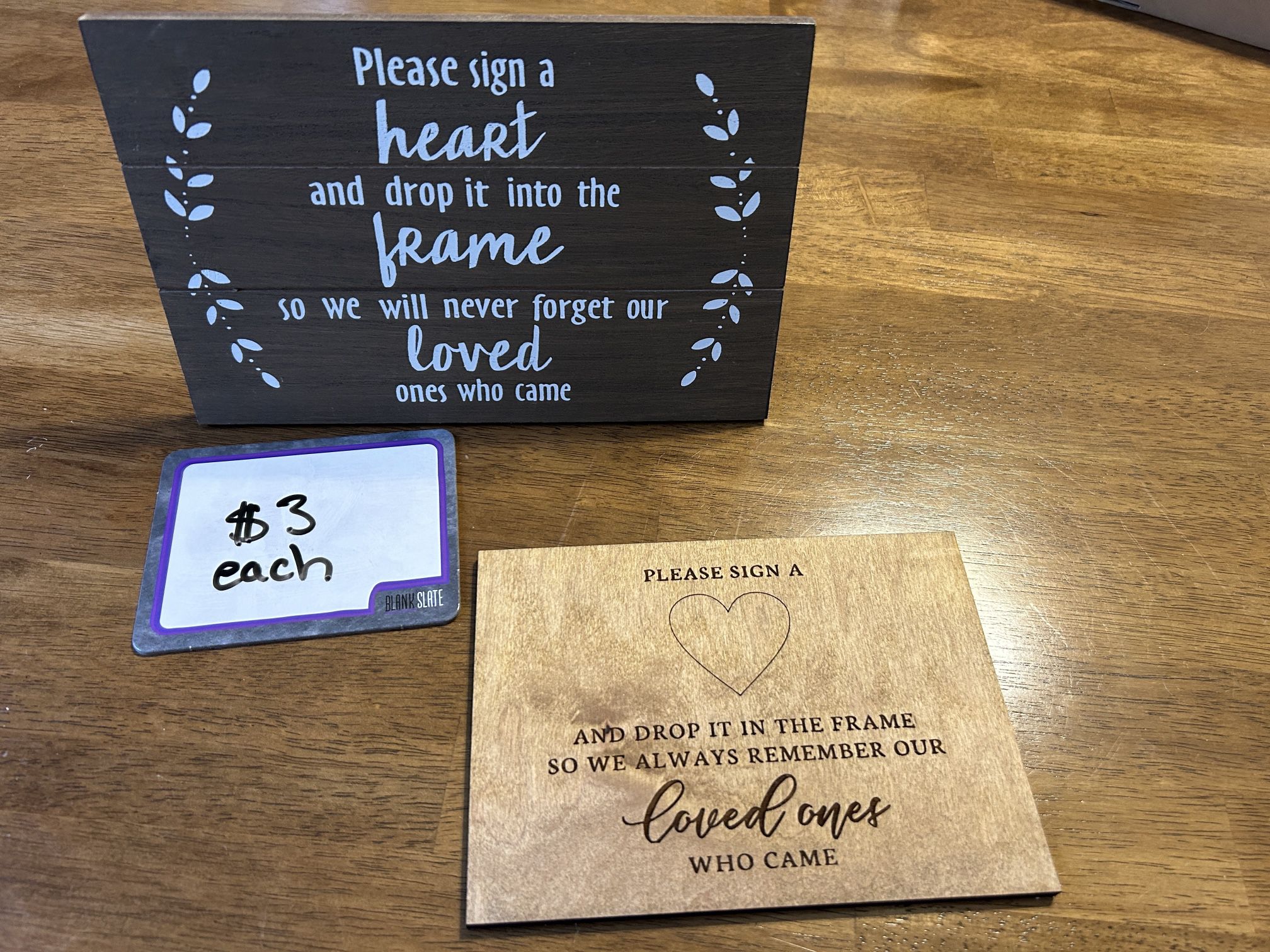 Wedding Guest Book Signs 