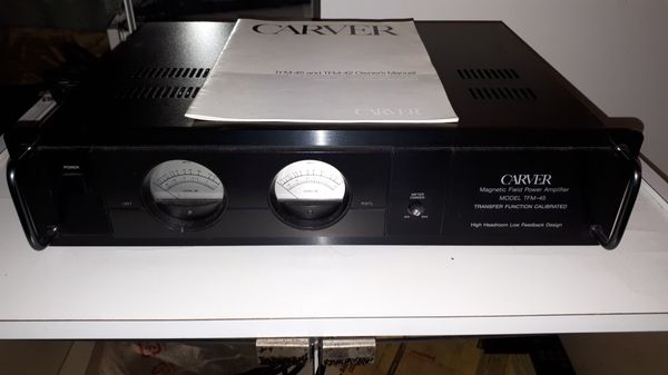 CARVER TFM-45 MAGNETIC field power amp asking $ 475. OBO. for Sale in