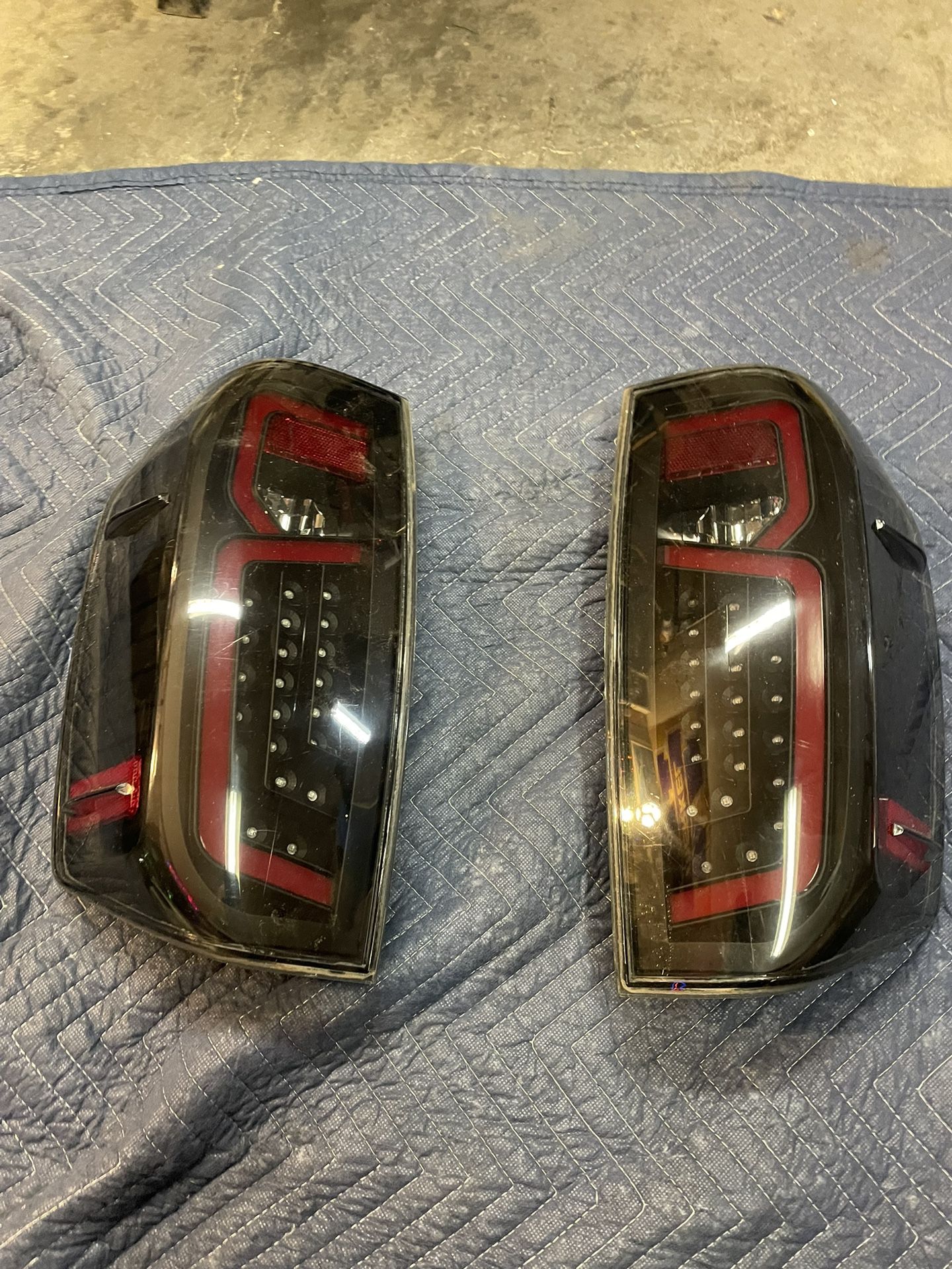 2021 Toyota Tundra Smoked Out Led Tail Lights