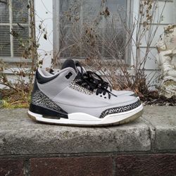 Jordan 3 Wolf Gray Size 12