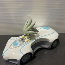 Sonic The Hedgehog Silver Pull Back Vehicle Car Figure