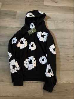 black denim tears hoodie size small