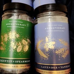 NEW BBW AROMATHERAPY BATH SALTS