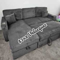 ✅️✅️Convertible Sectional W/ Cup Holder & W/ USB Port✅️✅