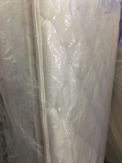 Queen pillow top mattress with box springs. 200. I can deliver