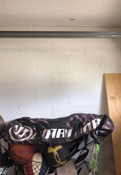 Warrior duffle bag for lacrosse