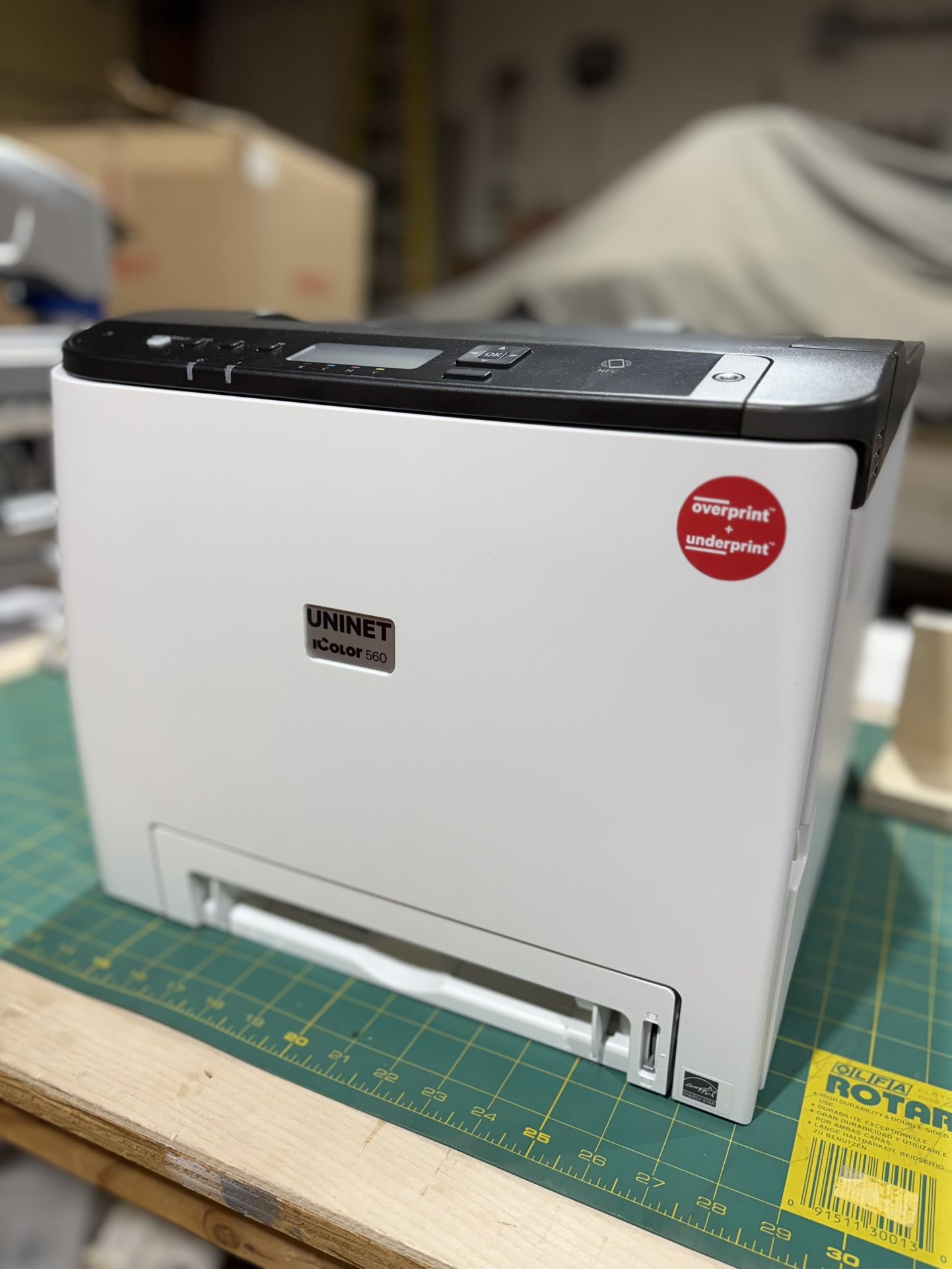 Uninet iColor 560 White Toner Printer With Extras