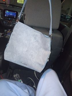 Steve Madden Brizzos Suede Bucket Bag 