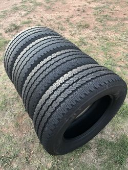 285/60R20 Firestone Transforce A/T Tire Set 