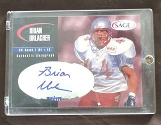 Chicago Bears Brian Urlacher Autograph Rookie Card 