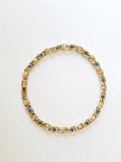 18k gold (overlay) bracelet/anklet