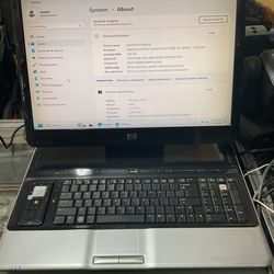 HP desktop laptop works very well windows 21 inch