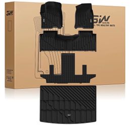 Floor Mats and Cargo Liner for Chevy Suburban, Yukon XL, Escalade ESV (7-seater)
