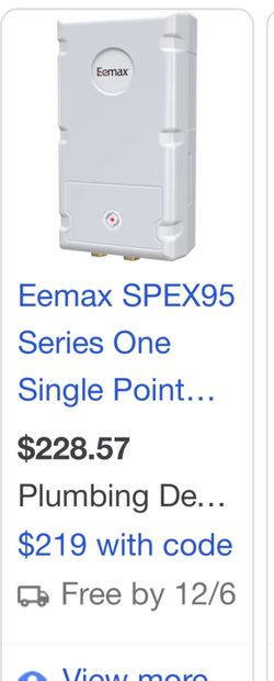 Tankless Water Heater