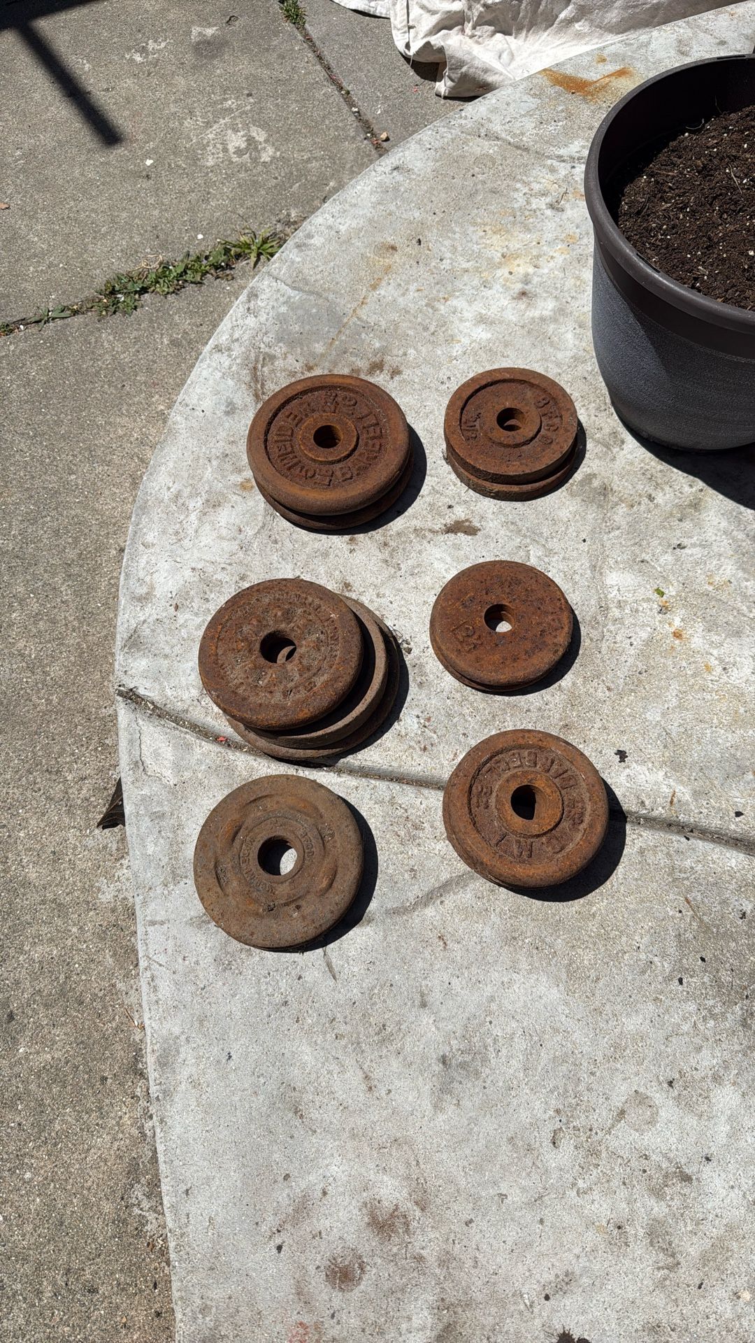 Rusty Weights