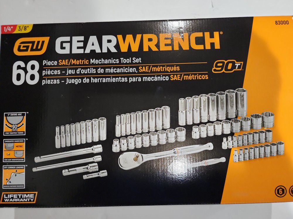 GEARWRENCH 68 Pc. 1/4