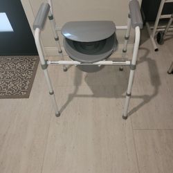 Porta-Potty + Small Shower Seat