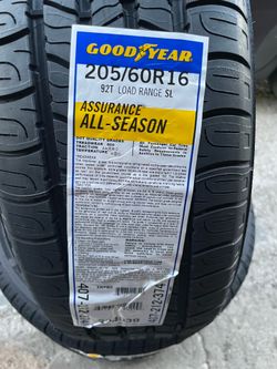 new 205/60/16 Goodyear assurance