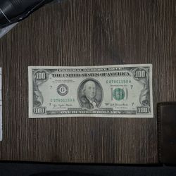 1977 $100 Bill