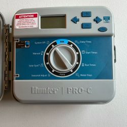 Hunter Pro-C Sprinkler / Irrigation Controller