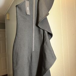 Black formal bandage dress