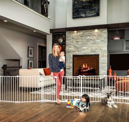 Open box new Regalo long baby gate