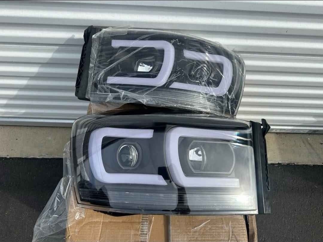 06-08 Dodge Ram LED Sequential Headlights Faros Calaveras Micas Luces 