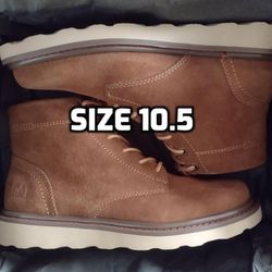 New Men's Caterpillar Boots, Brown, Size 10.5