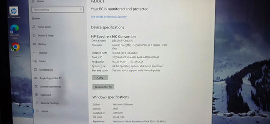 Touch screen Laptop like new.