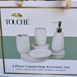 Countertop Bathroom Accessory Set