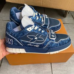 Louis Vuitton Blue Trainers US 10