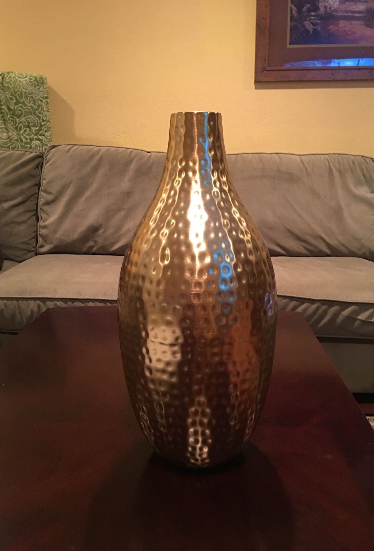 Hammered Bronze vase
