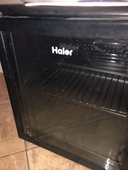 Haier Mini Fridge w/ glass door