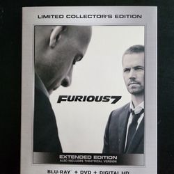 Furious 7 Pre-owned Limited Collector's Edition Blu-ray & DVD 