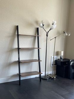 Shelf and lights