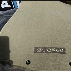 Original Floor Mats for 2014 Infiniti Qx60 White