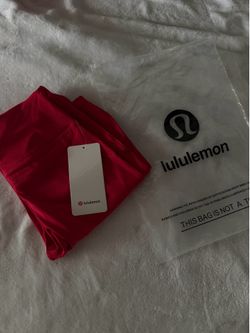 Lululemon Red Athletic Shorts New with Tags