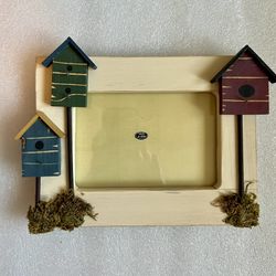 NEW! Photo Picture Frame, Bird House Theme