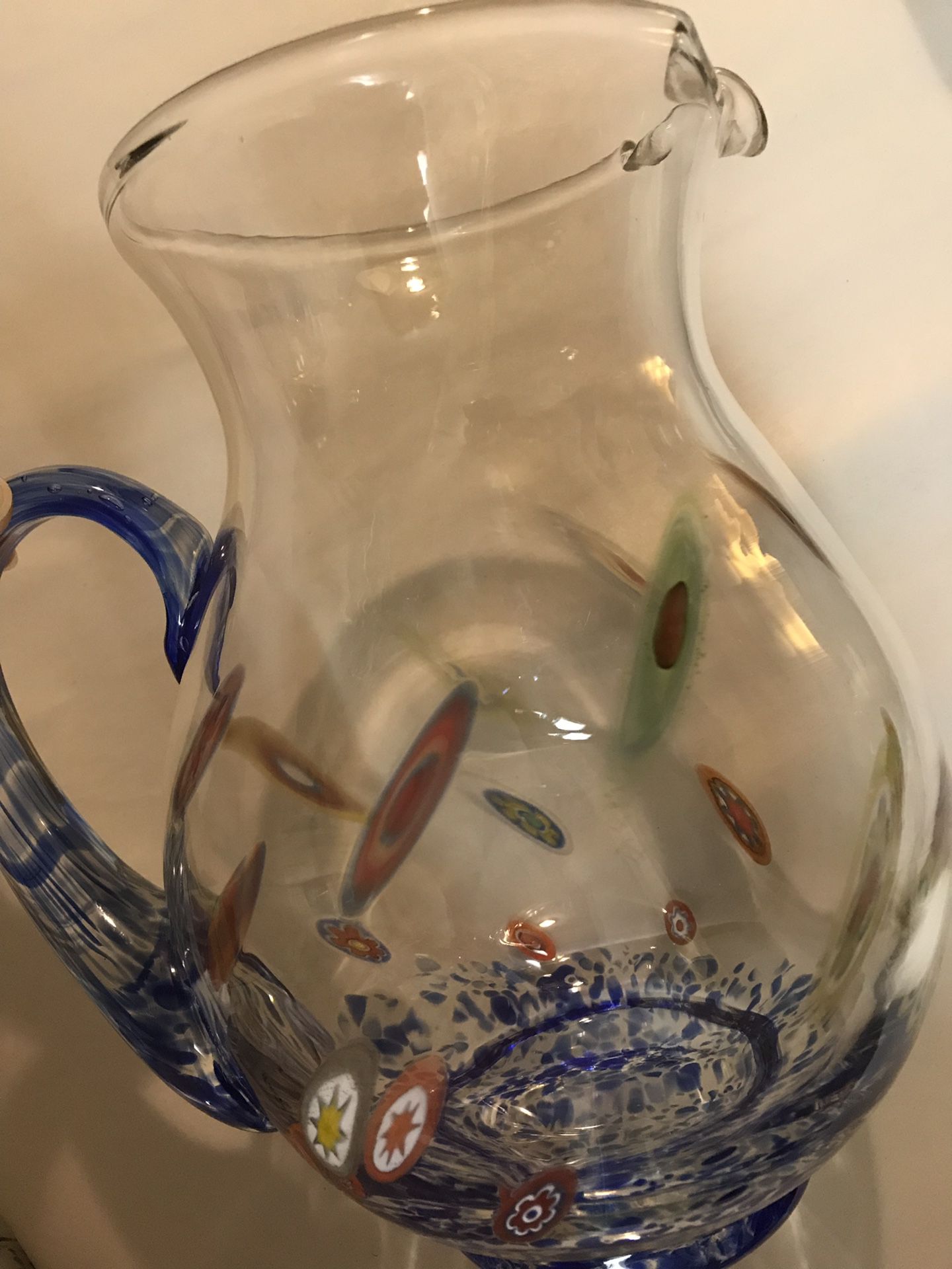 Mirano Glass pitcher -made in Italy
