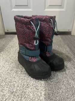 Girls Columbia Snow Boots Size 1