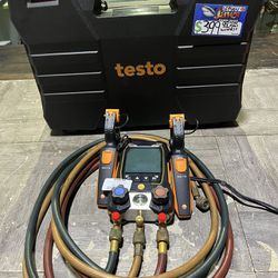 Testo 550s Digital Refringent Manifold tool Wireless pick up only 
