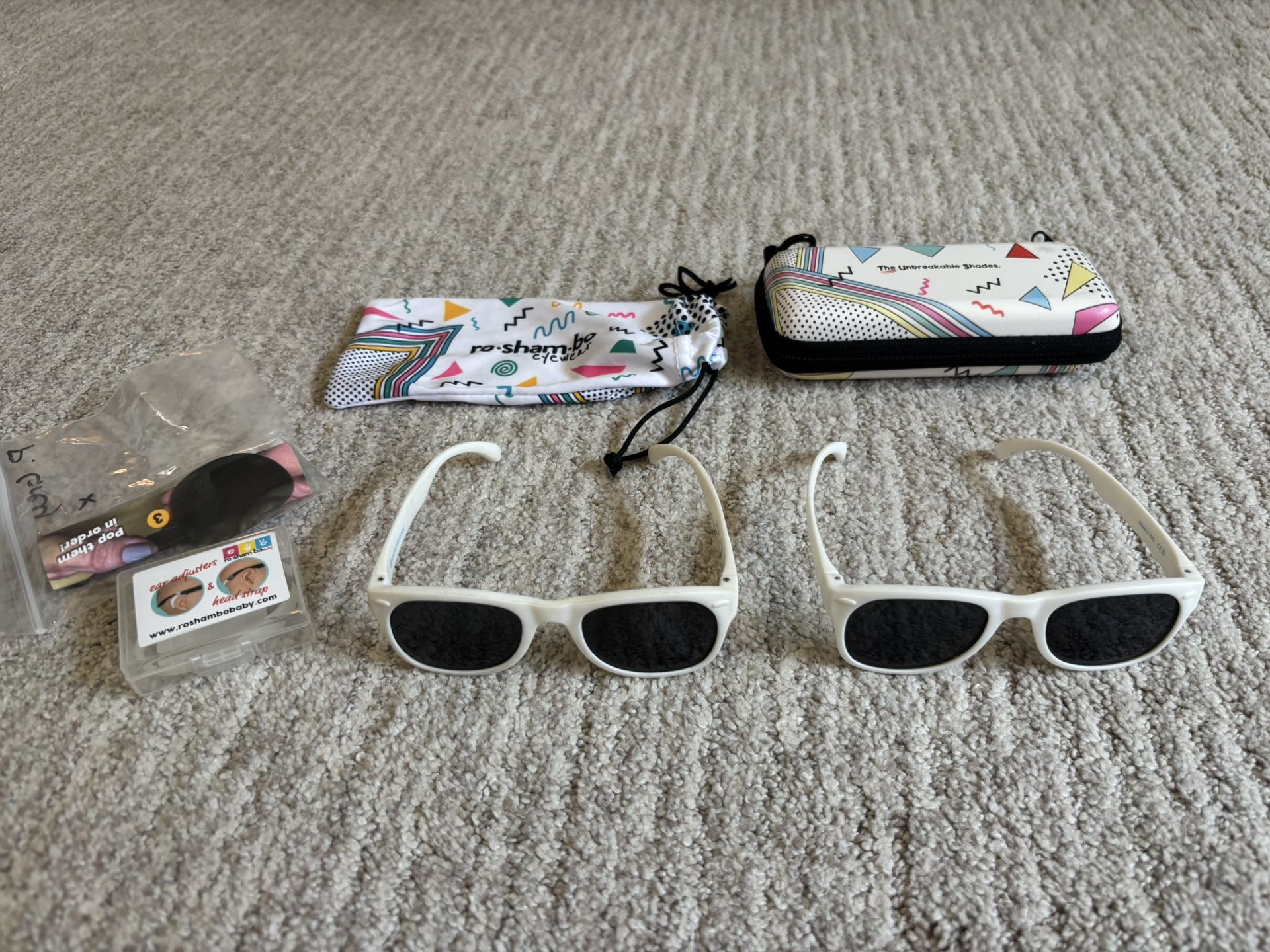 2 Pairs Of roshambo Sunglasses