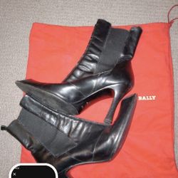 Athentic Bally's Black Leather Boots