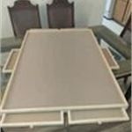 Description: Wood PUZZLE TABLE TOP/6 Drawers/Cover/Rotating/Portable, 26" x 34