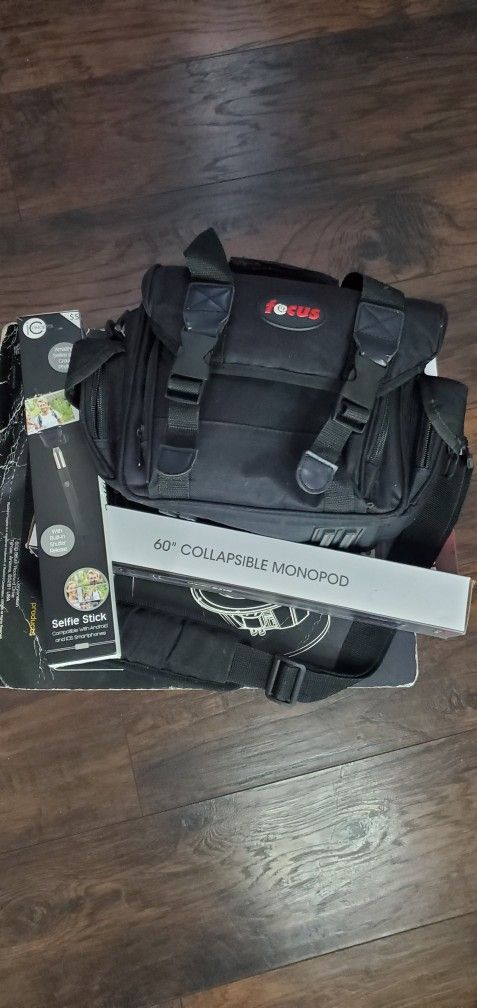 Camera Bag,Selfie Stick 🤳,Monopod, And Gopro Accessories