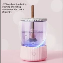 💄 3-in-1 Portable Electric Makeup Brush Cleaner &amp; Dryer – Automatic Spinner, Drying Rack &amp; Sterilizer | Professional Brush Cleaning Kit