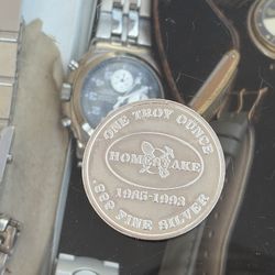 Homestake Silver Coin 1 Oz. 0.999 Silver