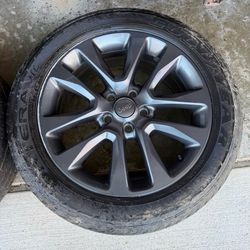 3x Jeep Grand Cherokee 20” Jeep rims with tires
