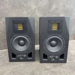 Pair Of Adam A3X Powered Speakers Studio Monitors